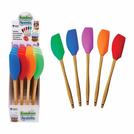 MAX FORCE Home Plus Assorted Bamboo/Silicone Spatula 11-1842